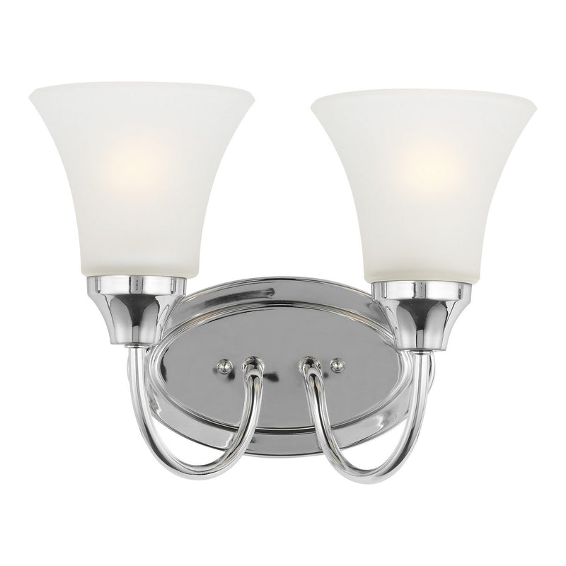 Generation Lighting - 44806EN3-05 - Two Light Wall / Bath - Holman - Chrome