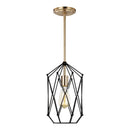 Visual Comfort Studio - 5134101-848 - One Light Lantern - Zarra - Satin Brass