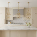Visual Comfort Studio - 5179403-848 - Three Light Lantern - Morrison - Satin Brass