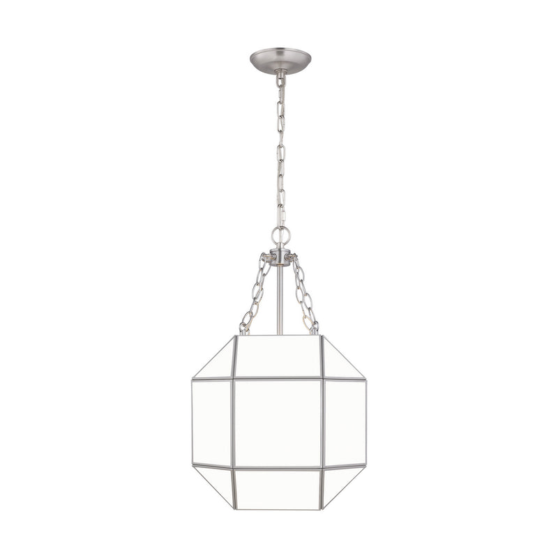 Visual Comfort Studio - 5179453-962 - Three Light Lantern - Morrison - Brushed Nickel