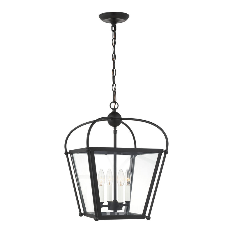 Visual Comfort Studio - 5191004-112 - Four Light Foyer - Charleston - Midnight Black