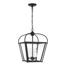 Four Light Foyer<br /><span style="color:#4AB0CE;">Entrega: 4-10 dias en USA</span><br /><span style="color:#4AB0CE;font-size:60%;">PREGUNTE POR ENTREGA EN PANAMA</span><br />Collection: Charleston<br />Finish: Midnight Black