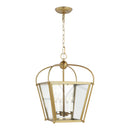 Four Light Foyer<br /><span style="color:#4AB0CE;">Entrega: 4-10 dias en USA</span><br /><span style="color:#4AB0CE;font-size:60%;">PREGUNTE POR ENTREGA EN PANAMA</span><br />Collection: Charleston<br />Finish: Satin Brass