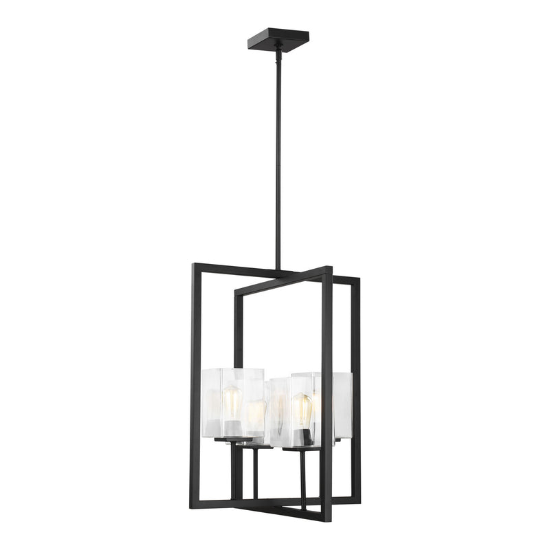 Four Light Hall / Foyer<br /><span style="color:#4AB0CE;">Entrega: 4-10 dias en USA</span><br /><span style="color:#4AB0CE;font-size:60%;">PREGUNTE POR ENTREGA EN PANAMA</span><br />Collection: Mitte<br />Finish: Midnight Black