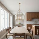 Visual Comfort Studio - 5279404-848 - Four Light Lantern - Morrison - Satin Brass