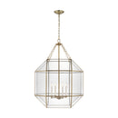 Visual Comfort Studio - 5279404-848 - Four Light Lantern - Morrison - Satin Brass