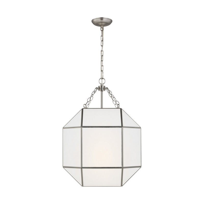 Visual Comfort Studio - 5279453EN-962 - Three Light Lantern - Morrison - Brushed Nickel