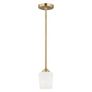 One Light Mini-Pendant<br /><span style="color:#4AB0CE;">Entrega: 4-10 dias en USA</span><br /><span style="color:#4AB0CE;font-size:60%;">PREGUNTE POR ENTREGA EN PANAMA</span><br />Collection: Windom<br />Finish: Satin Brass