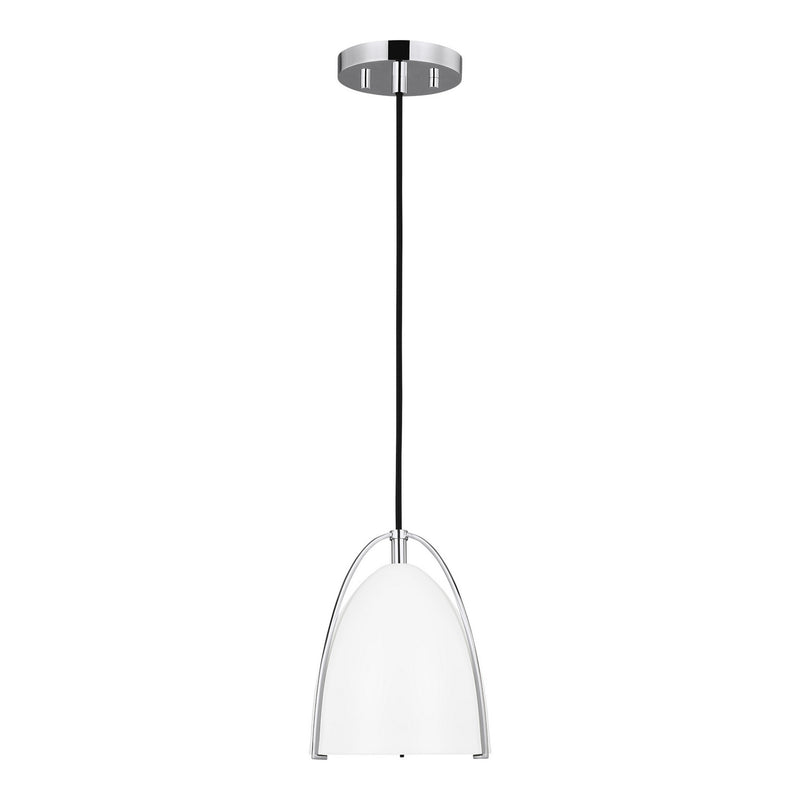 Visual Comfort Studio - 6151801-05 - One Light Mini-Pendant - Norman - Chrome