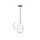 Visual Comfort Studio - 6151801-848 - One Light Mini-Pendant - Norman - Satin Brass