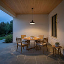 Visual Comfort Studio - 6237401-12 - One Light Outdoor Pendant - Barn Light - Black