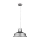 Visual Comfort Studio - 6237401EN3-57 - One Light Outdoor Pendant - Barn Light - Weathered Pewter