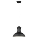 Generation Lighting - 6247701-12 - One Light Outdoor Pendant - Fredricksburg - Black