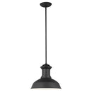 Generation Lighting - 6247701EN3-12 - One Light Outdoor Pendant - Fredricksburg - Black