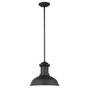 Generation Lighting - 6247701EN3-12 - One Light Outdoor Pendant - Fredricksburg - Black