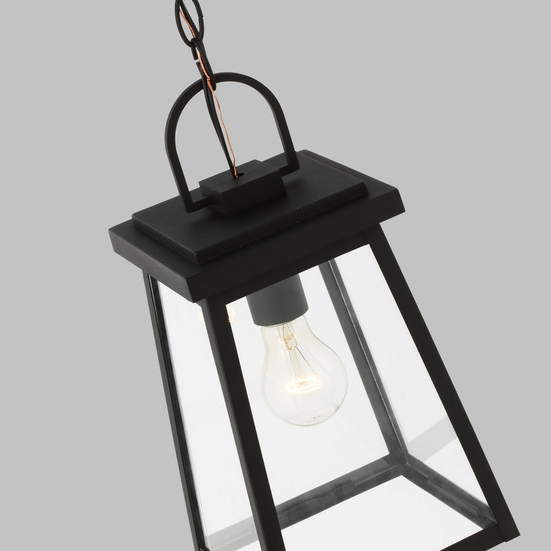 One Light Outdoor Pendant<br /><span style="color:#4AB0CE;">Entrega: 4-10 dias en USA</span><br /><span style="color:#4AB0CE;font-size:60%;">PREGUNTE POR ENTREGA EN PANAMA</span><br />Collection: Founders<br />Finish: Black