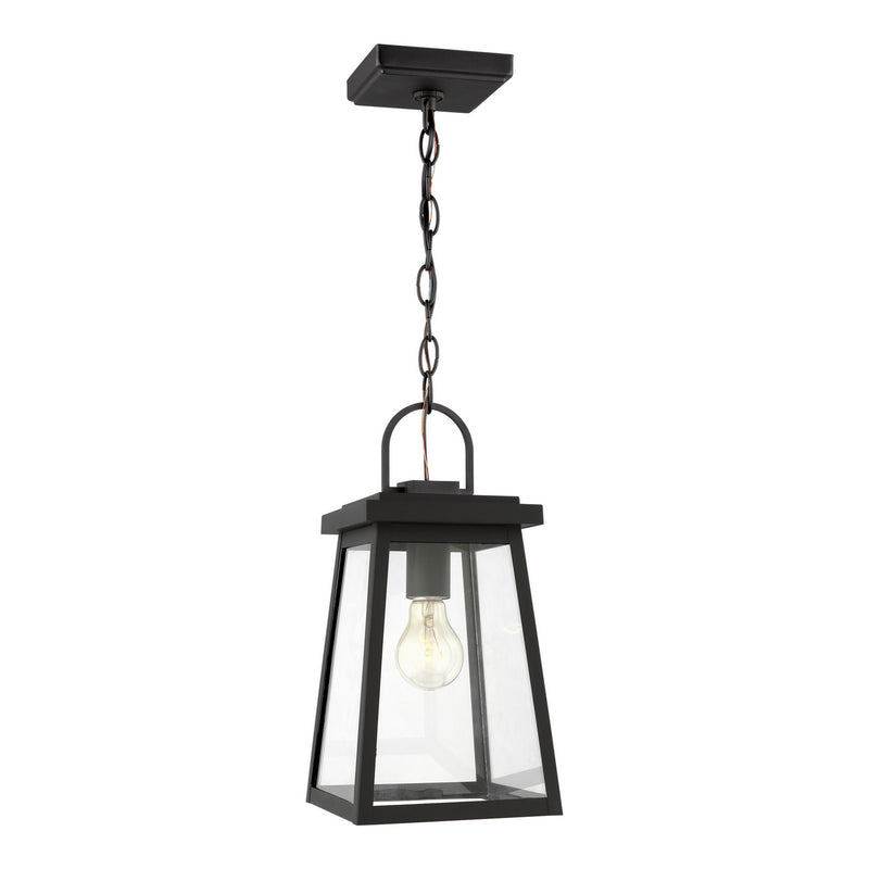 One Light Outdoor Pendant<br /><span style="color:#4AB0CE;">Entrega: 4-10 dias en USA</span><br /><span style="color:#4AB0CE;font-size:60%;">PREGUNTE POR ENTREGA EN PANAMA</span><br />Collection: Founders<br />Finish: Black