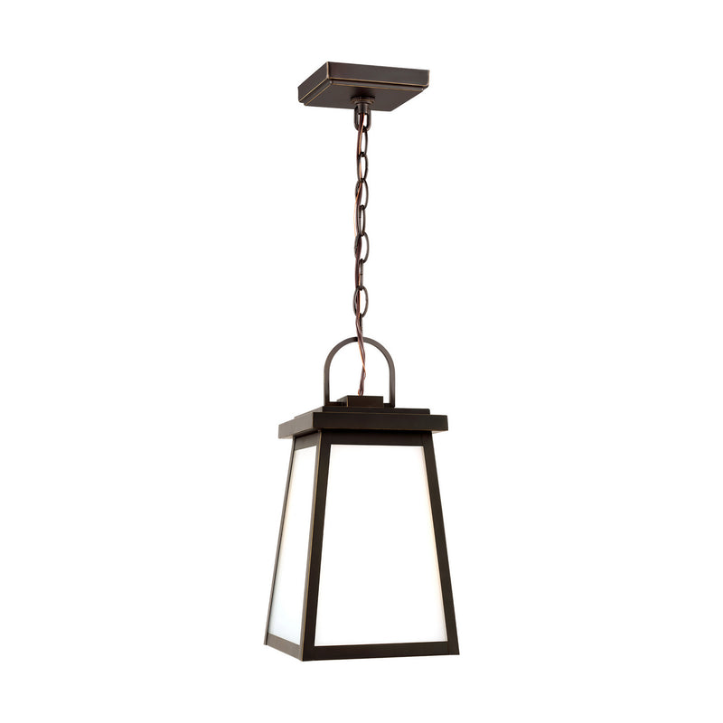 One Light Outdoor Pendant<br /><span style="color:#4AB0CE;">Entrega: 4-10 dias en USA</span><br /><span style="color:#4AB0CE;font-size:60%;">PREGUNTE POR ENTREGA EN PANAMA</span><br />Collection: Founders<br />Finish: Antique Bronze