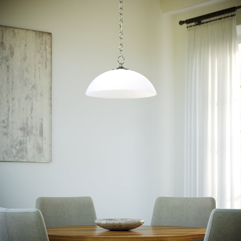 Generation Lighting - 6516501-962 - One Light Pendant - Geary - Brushed Nickel