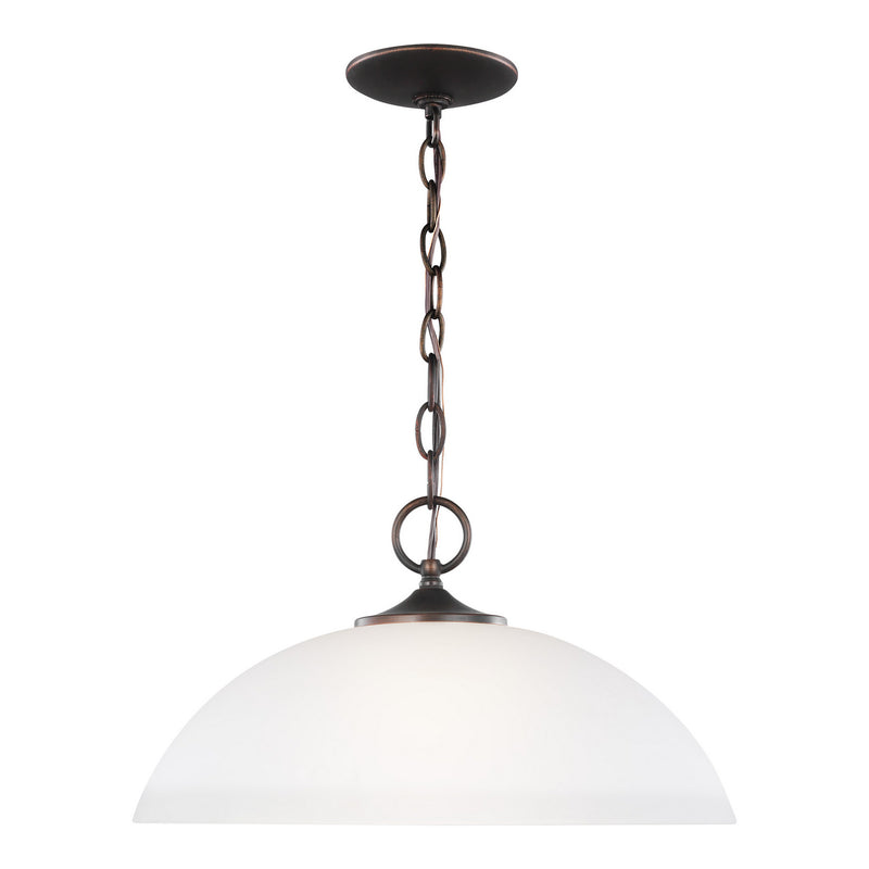 Generation Lighting - 6516501EN3-710 - One Light Pendant - Geary - Bronze