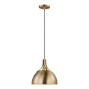 Visual Comfort Studio - 6524201-848 - One Light Pendant - Rockland - Satin Brass