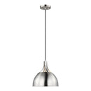 Visual Comfort Studio - 6524201-962 - One Light Pendant - Rockland - Brushed Nickel