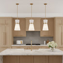 Visual Comfort Studio - 6590501-848 - One Light Pendant - Clark - Satin Brass