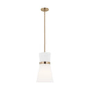 Visual Comfort Studio - 6590501-848 - One Light Pendant - Clark - Satin Brass