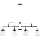Generation Lighting - 6614504-112 - Four Light Island Pendant - Belton - Midnight Black
