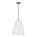 Visual Comfort Studio - 6651801EN3-848 - One Light Pendant - Norman - Satin Brass