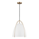 Visual Comfort Studio - 6651801EN3-848 - One Light Pendant - Norman - Satin Brass