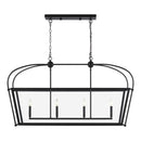 Visual Comfort Studio - 6691004EN-112 - Four Light Linear Lantern - Charleston - Midnight Black