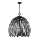 One Light Pendant<br /><span style="color:#4AB0CE;">Entrega: 4-10 dias en USA</span><br /><span style="color:#4AB0CE;font-size:60%;">PREGUNTE POR ENTREGA EN PANAMA</span><br />Collection: Hanalei<br />Finish: Midnight Black