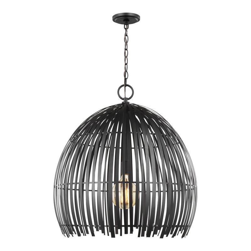 One Light Pendant<br /><span style="color:#4AB0CE;">Entrega: 4-10 dias en USA</span><br /><span style="color:#4AB0CE;font-size:60%;">PREGUNTE POR ENTREGA EN PANAMA</span><br />Collection: Hanalei<br />Finish: Midnight Black