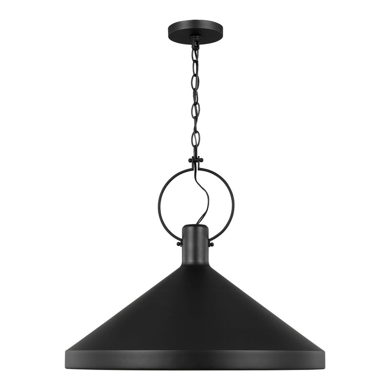 Visual Comfort Studio - 6884901EN3-112 - One Light Pendant - Lyon - Midnight Black