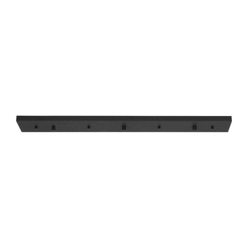 Generation Lighting - 7449603-112 - Three Light Linear Canopy - Multi-Port Canopy - Midnight Black