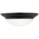 Generation Lighting - 75434EN3-112 - One Light Flush Mount - Nash - Midnight Black