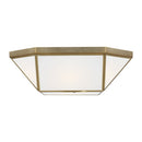 Visual Comfort Studio - 7579452-848 - Two Light Flush Mount - Morrison - Satin Brass
