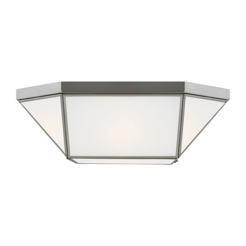 Visual Comfort Studio - 7579452-962 - Two Light Flush Mount - Morrison - Brushed Nickel