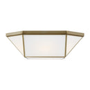 Four Light Flush Mount<br /><span style="color:#4AB0CE;">Entrega: 4-10 dias en USA</span><br /><span style="color:#4AB0CE;font-size:60%;">PREGUNTE POR ENTREGA EN PANAMA</span><br />Collection: Morrison<br />Finish: Satin Brass
