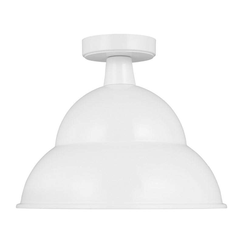 Visual Comfort Studio - 7836701EN3-15 - One Light Outdoor Flush Mount - Barn Light - White