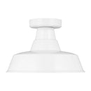 Visual Comfort Studio - 7837401EN3-15 - One Light Outdoor Flush Mount - Barn Light - White