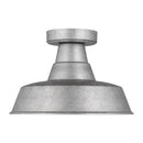 Visual Comfort Studio - 7837401EN3-57 - One Light Outdoor Flush Mount - Barn Light - Weathered Pewter