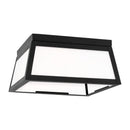 Two Light Outdoor Flush Mount<br /><span style="color:#4AB0CE;">Entrega: 4-10 dias en USA</span><br /><span style="color:#4AB0CE;font-size:60%;">PREGUNTE POR ENTREGA EN PANAMA</span><br />Collection: Founders<br />Finish: Black