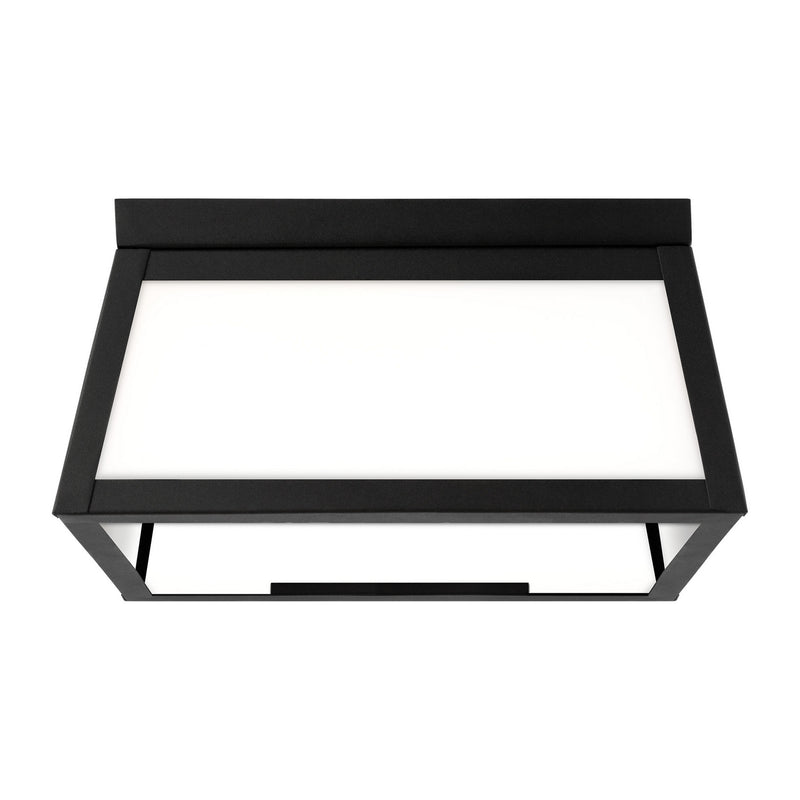 Two Light Outdoor Flush Mount<br /><span style="color:#4AB0CE;">Entrega: 4-10 dias en USA</span><br /><span style="color:#4AB0CE;font-size:60%;">PREGUNTE POR ENTREGA EN PANAMA</span><br />Collection: Founders<br />Finish: Black