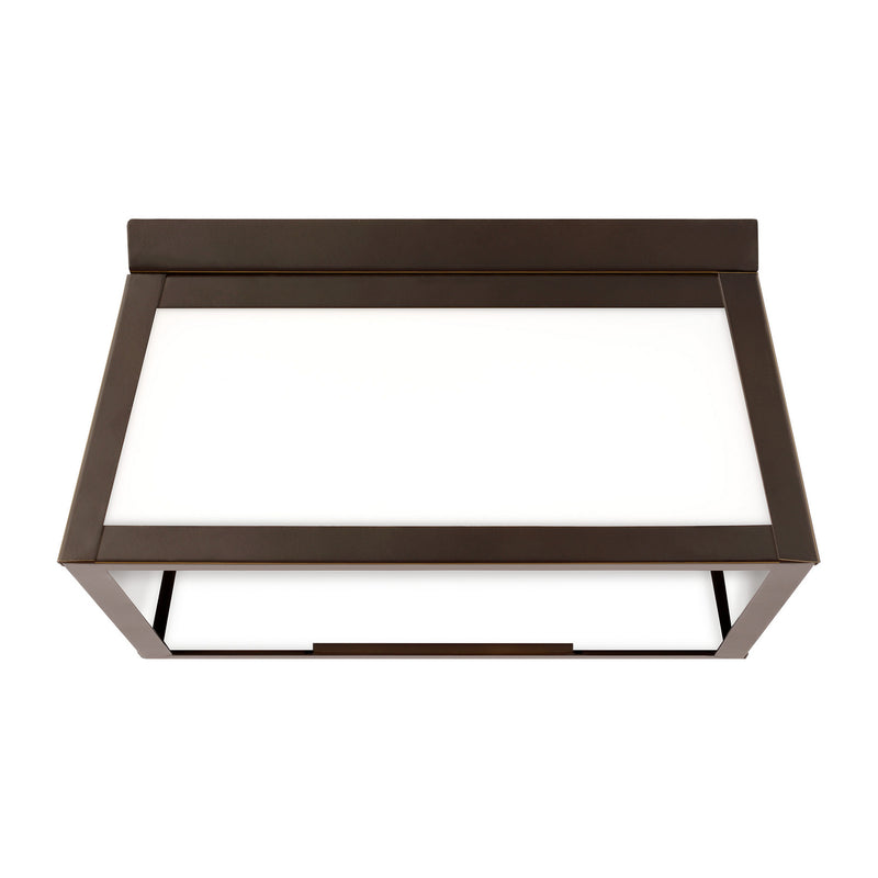 Two Light Outdoor Flush Mount<br /><span style="color:#4AB0CE;">Entrega: 4-10 dias en USA</span><br /><span style="color:#4AB0CE;font-size:60%;">PREGUNTE POR ENTREGA EN PANAMA</span><br />Collection: Founders<br />Finish: Antique Bronze