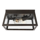 Two Light Outdoor Flush Mount<br /><span style="color:#4AB0CE;">Entrega: 4-10 dias en USA</span><br /><span style="color:#4AB0CE;font-size:60%;">PREGUNTE POR ENTREGA EN PANAMA</span><br />Collection: Founders<br />Finish: Antique Bronze