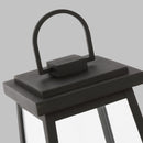 Visual Comfort Studio - 8248401EN3-12 - One Light Outdoor Post Lantern - Founders - Black
