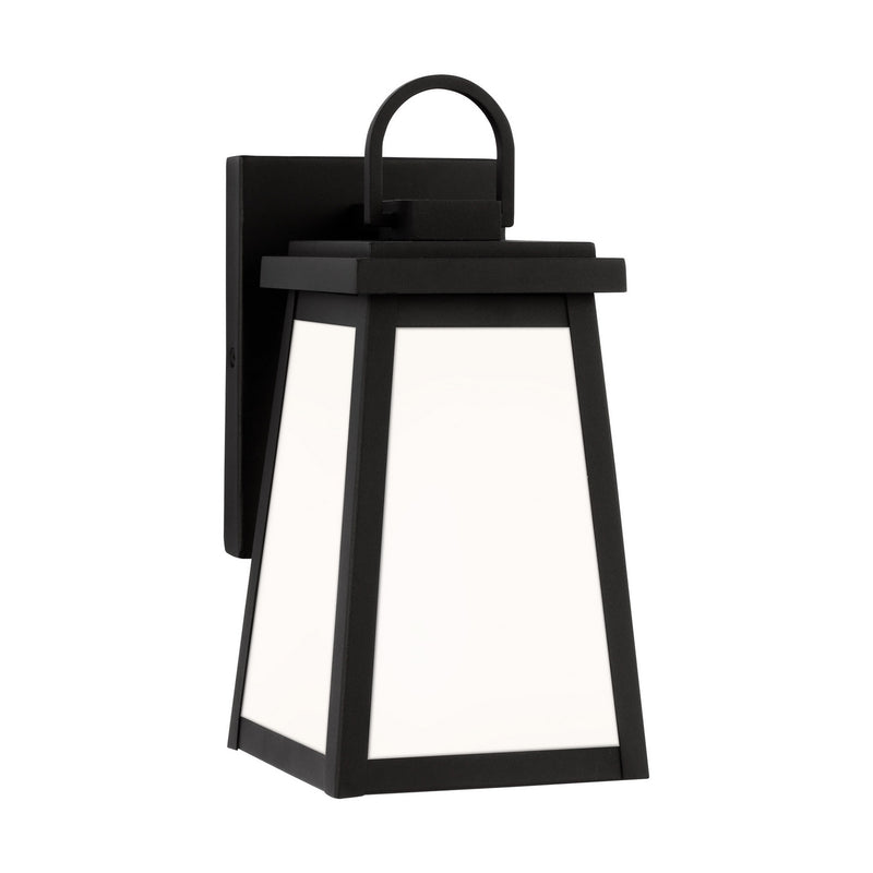 One Light Outdoor Wall Lantern<br /><span style="color:#4AB0CE;">Entrega: 4-10 dias en USA</span><br /><span style="color:#4AB0CE;font-size:60%;">PREGUNTE POR ENTREGA EN PANAMA</span><br />Collection: Founders<br />Finish: Black