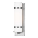 Generation Lighting - 8618301EN3-04 - One Light Outdoor Wall Lantern - Alban - Satin Aluminum